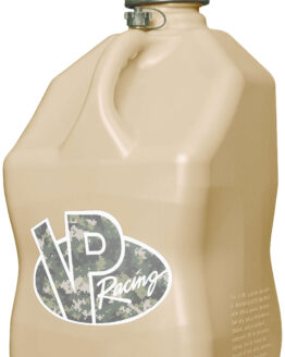 VP Racing 5.5 Gal Tactical Tan Motorsports Fluid Container with OD Green Top