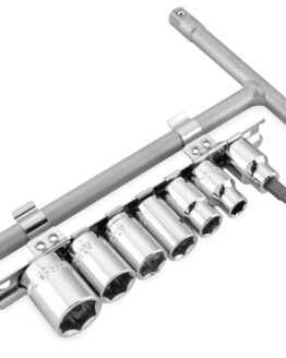 3/8" Drive T-Handle Wrench Set - 8, 10, 12, 13, 14, 17mm Sockets