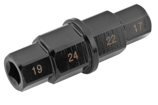Universal 4-In-1 Hex Axle Tool - 17, 19, 22, and 24mm