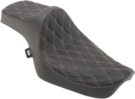 Drag Specialties Predator III Seat Black Silver For Harley Sportster