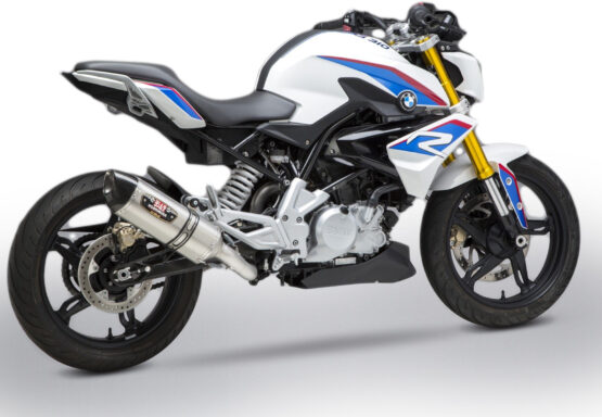 Yoshimura R-77 Full Exhaust Stainless Steel Silver Fits 18-19 BMW G310GS/R - Image 6