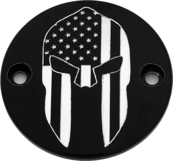 Custom Engraving M8 Timer Cover Spartan Black