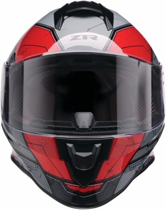 Z1R Youth Warrant Sentinel Helmet - Large, Red/Gray - Image 2