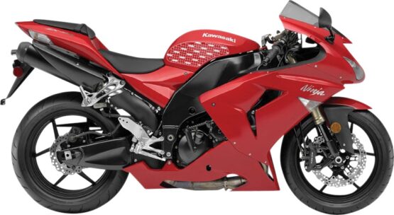Stompgrip Tank Protector Kit Black - Fits ZX10R 2004-2007