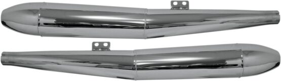 Chrome Replacement Right Exhaust Muffler - Image 2
