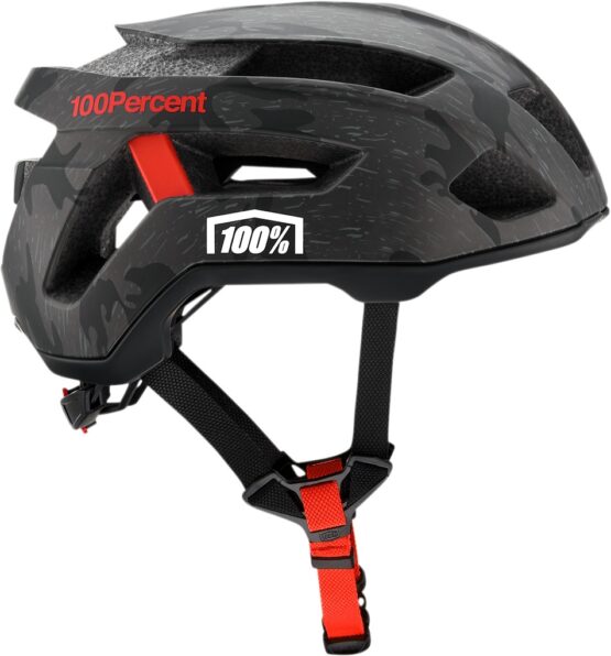 100 Percent Altis Gravel Bicycle Helmet L/XL Black Gray Camo Unisex