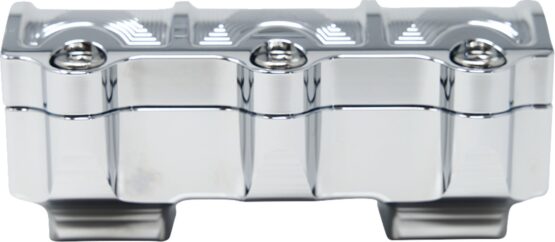 Kodlin Big Block Handlebar Risers with Clamp Chrome For 1-1/4in Bars - Image 2