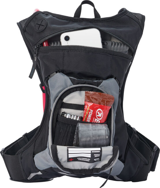 USWE Raw 3 Hydration Pack Carbon Black with Plug-n-Play Tube 2.0L - Image 2