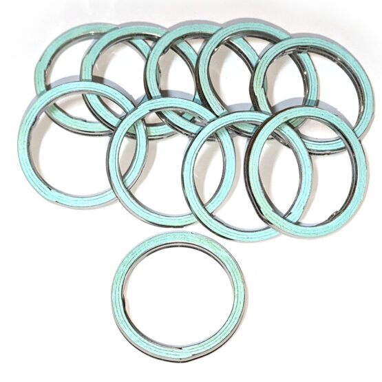 10 Pack Exhaust Pipe Gaskets - 42.8mm OD, 35mm ID, 4.1mm Thick