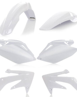 Acerbis White Plastic Kit 6pc Fits 06-09 Honda CRF250R