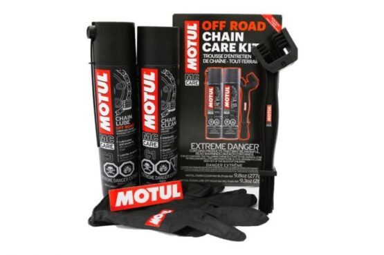 MOTUL Offroad Chain Care Kit with Cleaner, Lube, and Brush