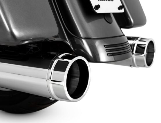 Chrome Torquer 450 4.5" Slip On Exhaust Mufflers