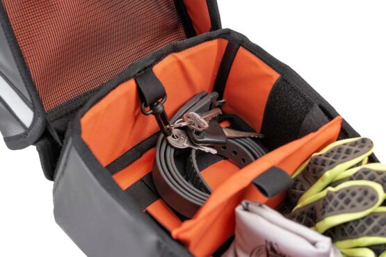 Giant Loop Klamath Tail Rack Pack 4L Black Motorcycle Tail Bag - Image 2