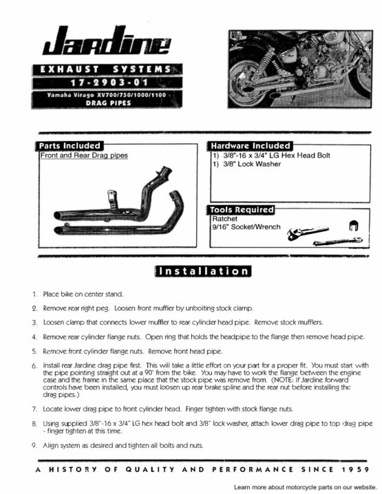 Jardine Rumblers Slash Cut Full Exhaust System - Image 2