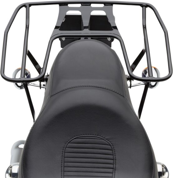 Cobra BA Wrap Around Rack Black Fits Harley-Davidson