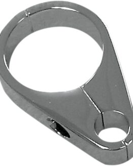 Drag Specialties Cable Clamp Chrome 1-1/2in Single Cable