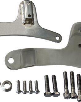 Drag Specialties Sissy Bar Side Plates Chrome For Harley XLH Sportster