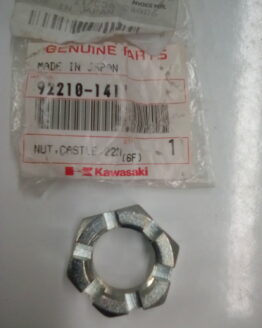 Genuine Kawasaki 22mm Castle Nut 92210-1411