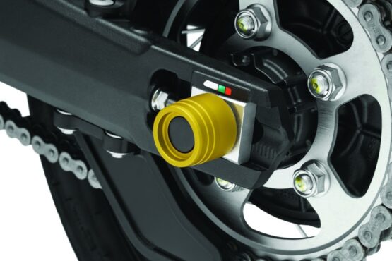 Kuryakyn Rear Axle Sliders Gold Fits Honda CRF1000L Africa Twin - Image 2