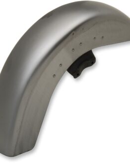 Drag Specialties Front Fender Raw Steel 6in for Harley Touring Models