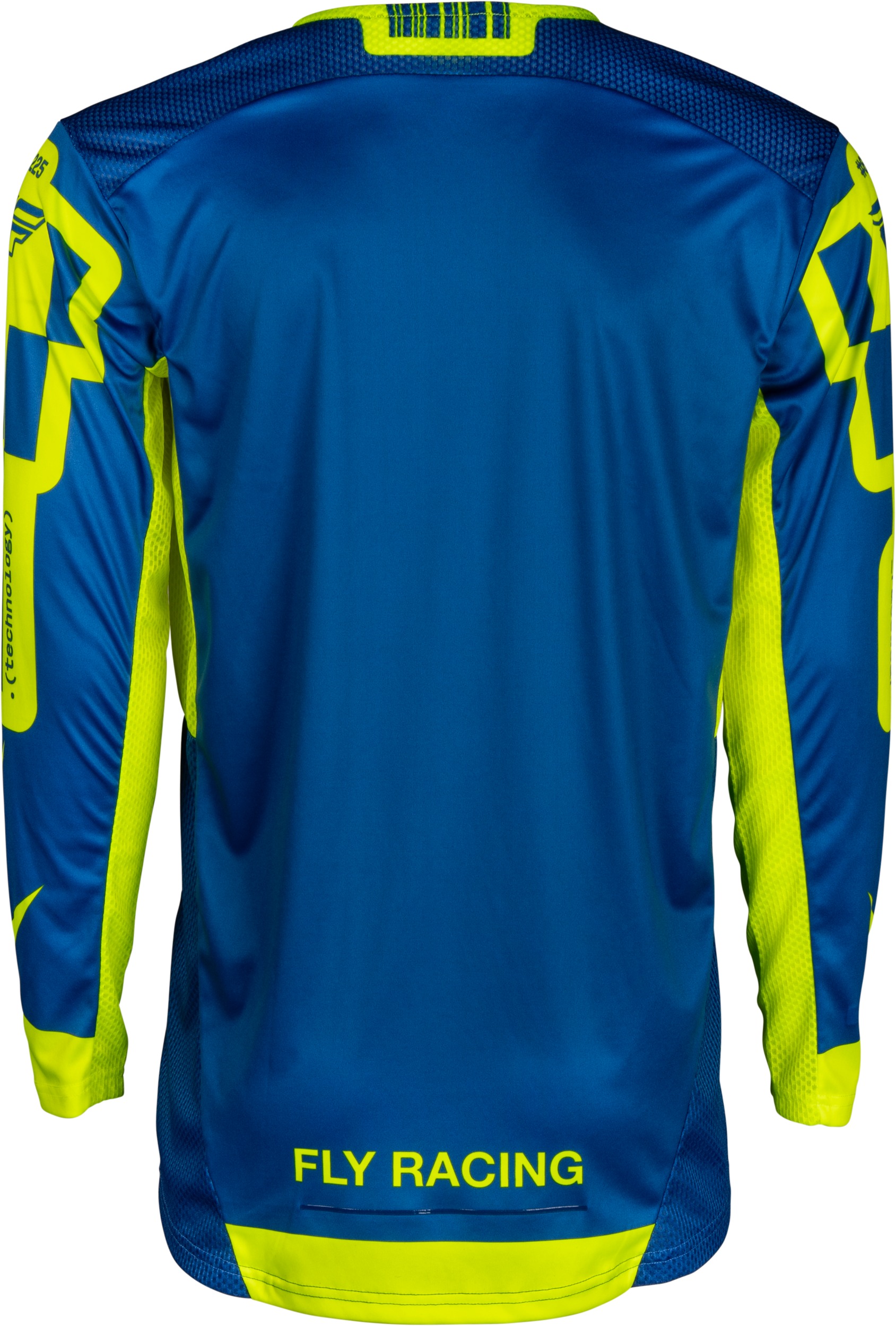 Fly Racing Lite Lancer Jersey Navy/Hi-Vis Yellow Medium - Image 2