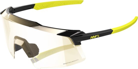 100% Aerocraft Sunglasses Photochromic Lens Black Adult One Size