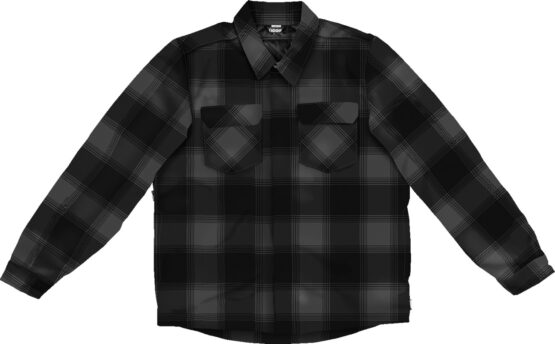 ICON Fallblock CX Flannel Jacket Men's 2XL Gray/Black