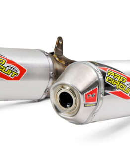 T-6 Dual Slip On Exhaust Mufflers - Stainless Steel