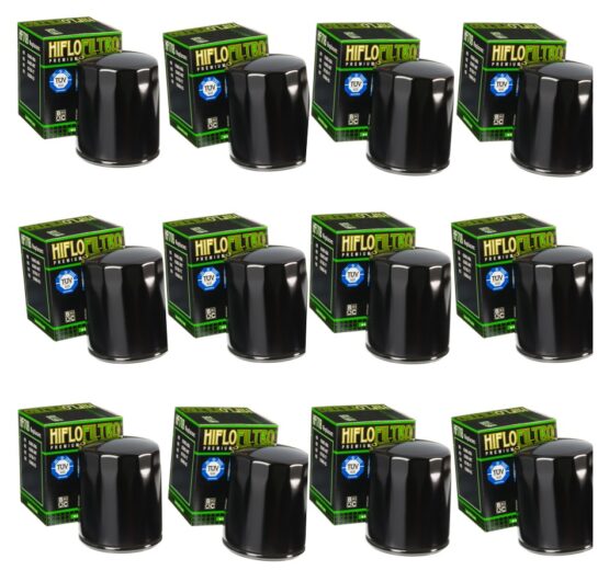 HF170B Oil Filter - Black - 12 Pack