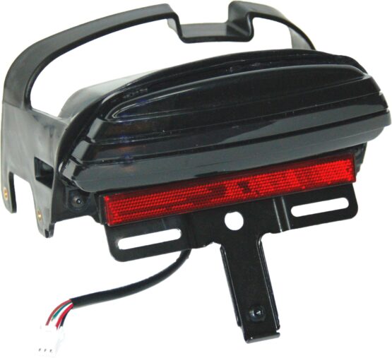 Letric Lighting LED Taillight Smoke Lens for 2006+ Harley Softail FXST