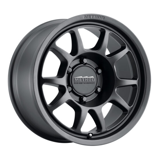 MR702 17x8.5 0mm Offset 6x5.5 106.25mm CB Matte Black Wheel