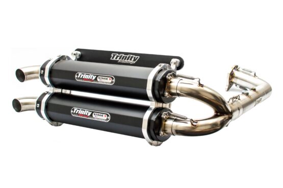 Dual Black Aluminum Full Exhaust
