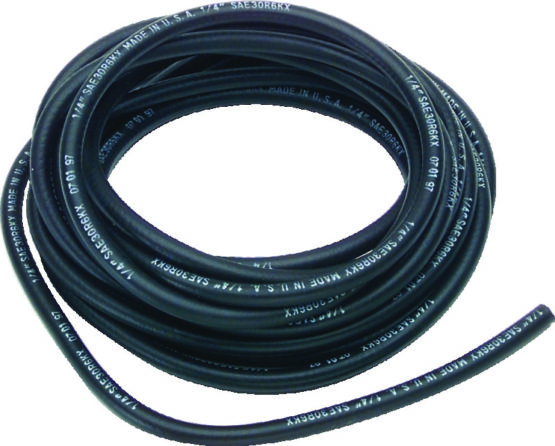 Bikers Choice 1/4 Inch x 25 Foot Neoprene Fuel Oil Line