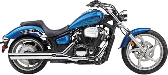 Scalloped Tip Chrome Slip On Exhaust - Image 2