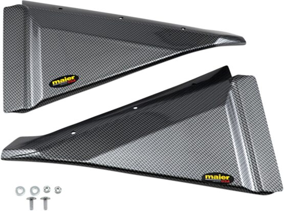 Rear Fender Trim Black Carbon