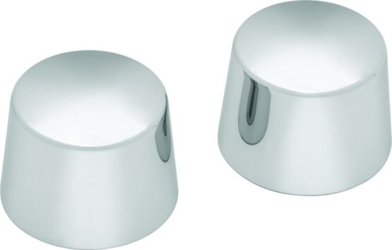 Chrome Front Axle Nut Caps by Kuryakyn