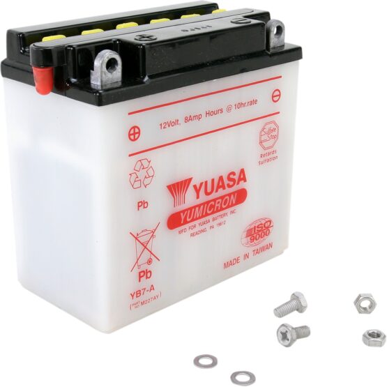 Yuasa YB7-A Yumicron 12V Battery Conventional - Image 2