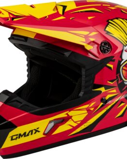 GMAX MX-46Y Unstable Youth Helmet Red/Yellow Small