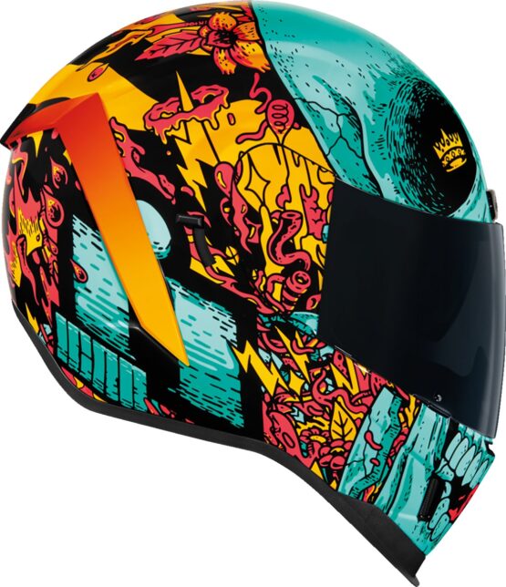 ICON Airform Munchies MIPS Helmet Blue/Orange/Green L - Image 2