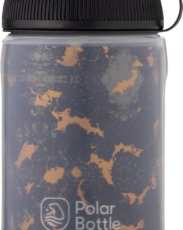 Breakaway Insulated Muckguard Shatter Black/Orange Water Bottle 12 oz