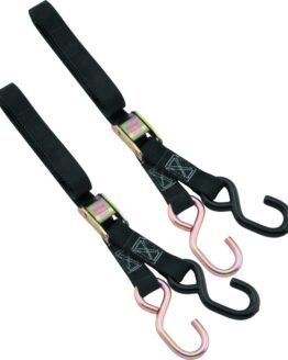 BikeMaster 1" x 72" Tie Down Set Black 20pc