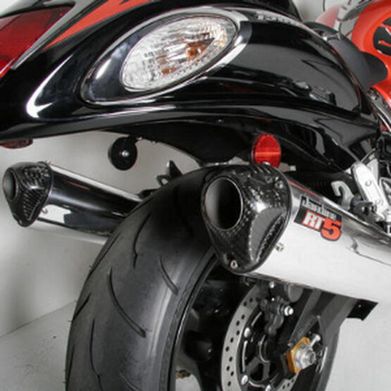 RT5 Aluminum Dual Slip On Exhaust Mufflers