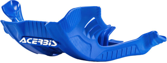 Acerbis Offroad Skid Plate Blue/White Fits Yamaha YZ125 - Image 2