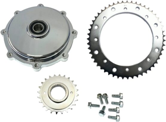 HardDrive Cush Drive Chain Conversion Kit Chrome For 2017-Up FLH/FLT