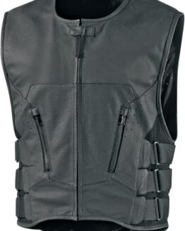 D30 Leather Vest - Black Men's S/M
