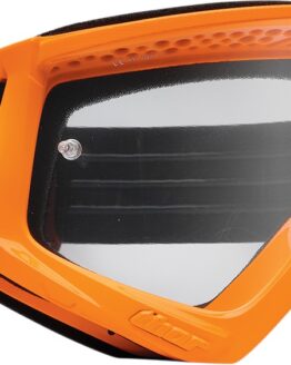Thor Youth Combat Racer Goggles Black/Flo Orange Clear Lens Unisex