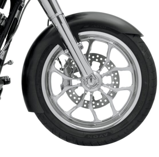 Klock Werks Slicer 19in Front Fender Kit Black For Harley Softail/Dyna - Image 2