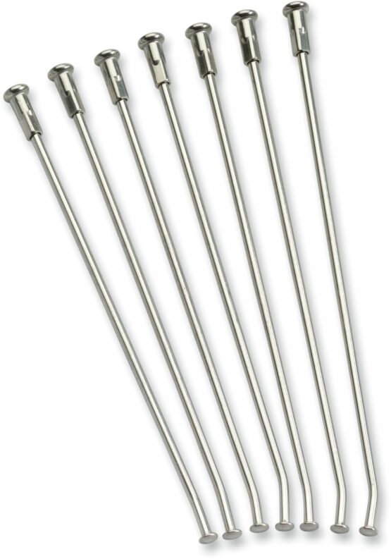 Stainless Steel Spoke Set w/ Nipples - 36 Spokes For 19" Rear