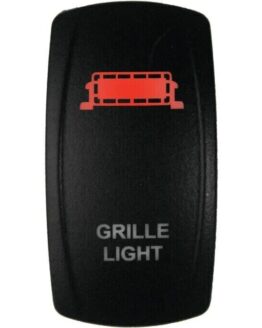Lighted Switch Grill Light On/Off Red