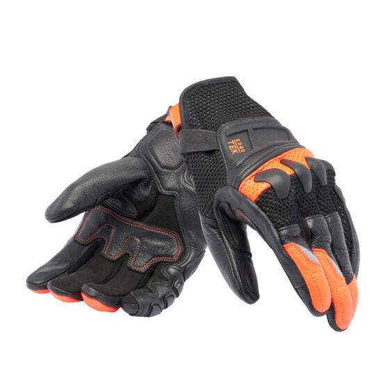 Dainese X-Ride 2 Ergo-Tek Gloves Black/Red-Fluorescent - L - Image 2